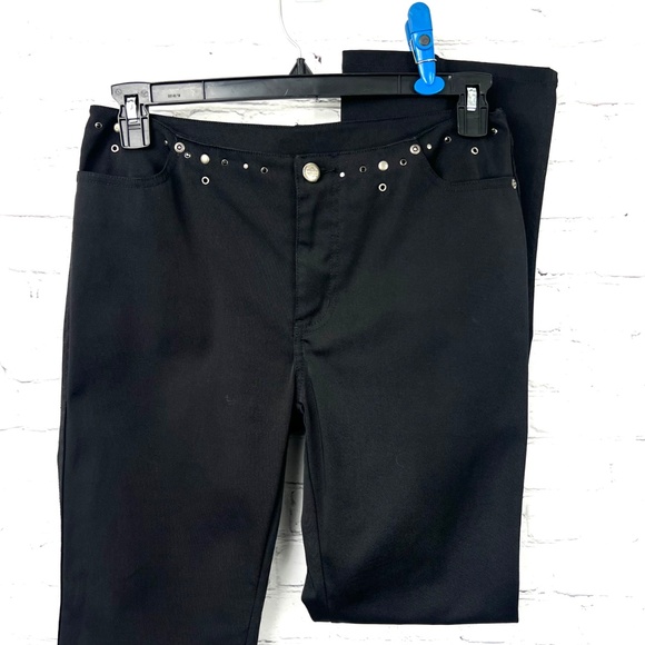 🏍 |•HARLEY-DAVIDSON•| Vintage Black Jeans/Pants Boot Cut - Picture 6 of 15